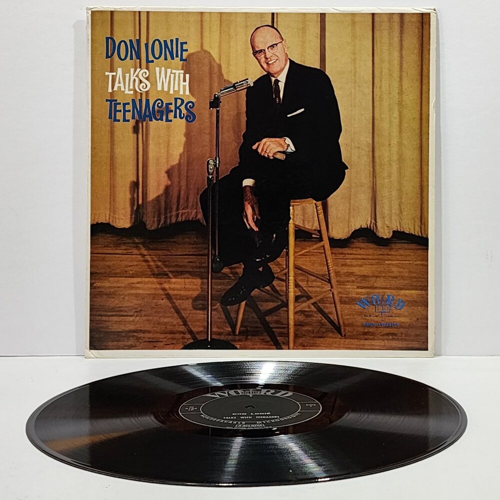 Don Lonie Talks with Teenagers Vintage Vinyl LP Album RARE DISCONTINUED